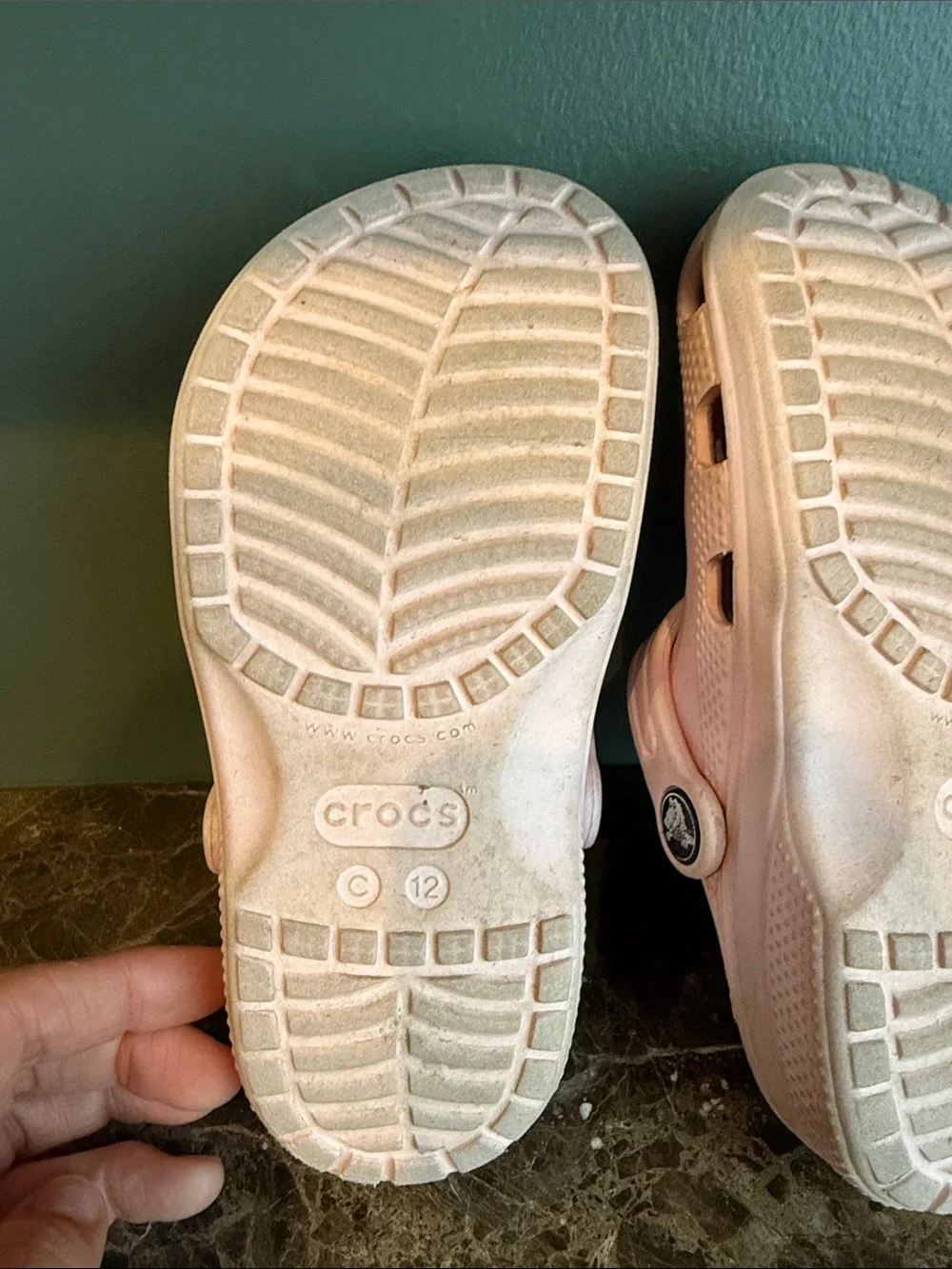 CROCS Kids Light Pink Classic Clog